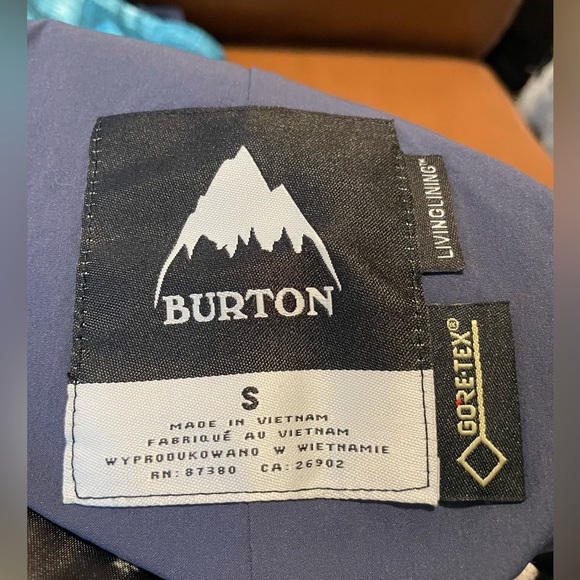 Burton Women's WZ Gore-Tex Zealous PT Snow Ski Bib Pants wz indiohobo SZ Small - Picture 10 of 12